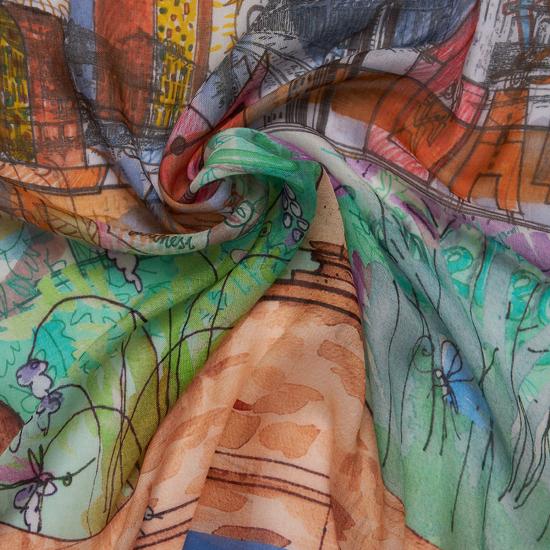 26SS 팔리에로 사르티 머플러/스카프 2068 1300 MultiColour - FALIERO SARTI