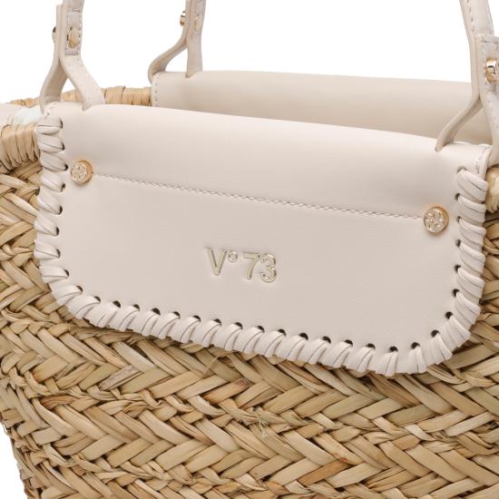 26SS 브이73 토트백 73BS9N201 OFF WHITE NATURALE Beige - V73