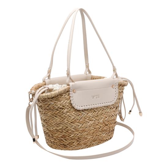 26SS 브이73 토트백 73BS9N201 OFF WHITE NATURALE Beige - V73