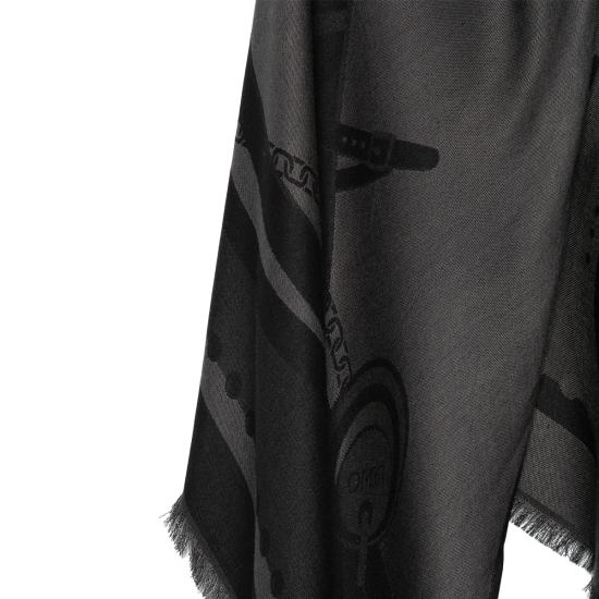 26SS 리우조 머플러/스카프 2A6024T0300 22222 Black - LIU JO