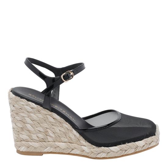 26SS 스튜어트 와이츠먼 샌들 SN776 BAREITALL ESPADRILLE MHGBLK Black