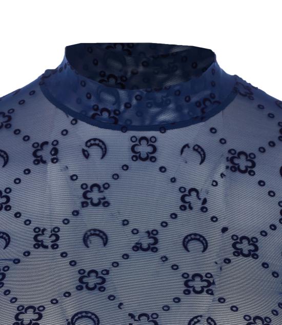 26SS 마린세르 긴팔 티셔츠 WTO388A CJER0005BL90 Blue - MARINE SERRE