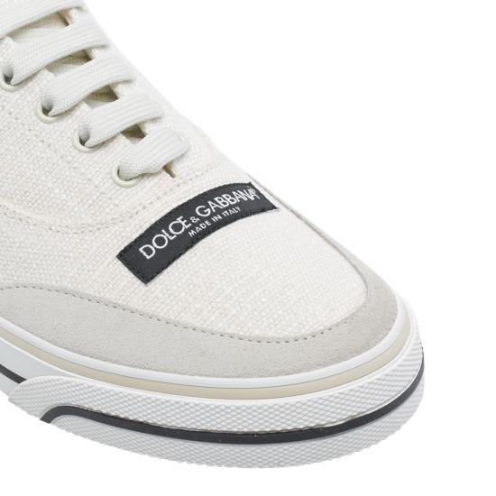 26SS 돌체앤가바나 DG 세일링 린넨 스니커즈 CS2399 A03328D175 White - DOLCE & GABBANA