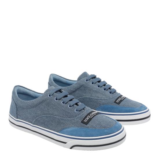 26SS 돌체앤가바나 DG 세일링 린넨 스니커즈 CS2399 A03328S980 Blue - DOLCE & GABBANA