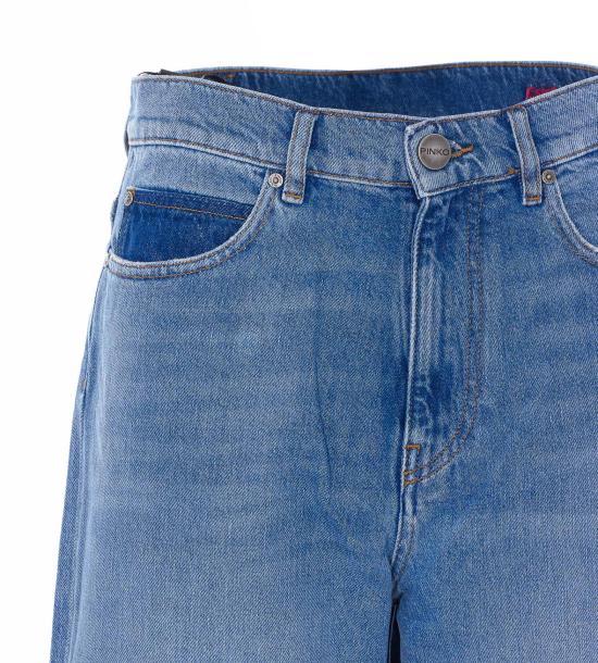 26SS 핑코 데님 팬츠 103857 A341PJF Blue - PINKO