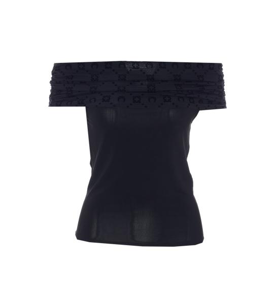 26SS 마린세르 긴팔 티셔츠 WTO509A CJER0022BK99 Black