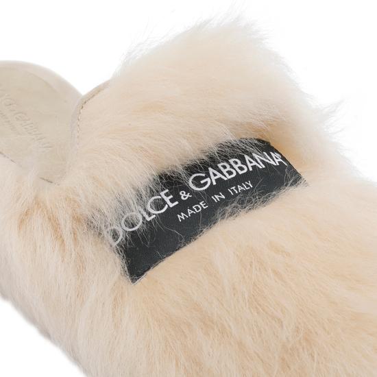 26SS 돌체앤가바나 뮬/슬리퍼 CI0224 A9Y938H070 White - DOLCE & GABBANA