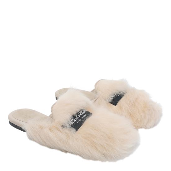 26SS 돌체앤가바나 뮬/슬리퍼 CI0224 A9Y938H070 White - DOLCE & GABBANA