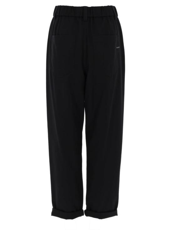  브루넬로 쿠치넬리 팬츠 면바지 블랙 - BRUNELLO CUCINELLI