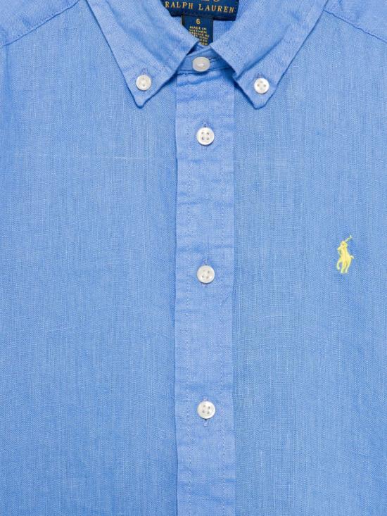 26SS [키즈] 폴로 랄프로렌 셔츠 323967600 001 Clear Blue - POLO RALPH LAUREN