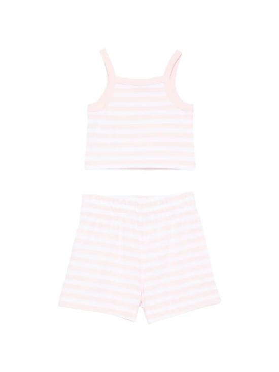 26SS [키즈] 모스키노 캐주얼 세트 HDG01MLAE10 83701 Pink - MOSCHINO