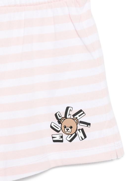 26SS [키즈] 모스키노 캐주얼 세트 HDG01MLAE10 83701 Pink - MOSCHINO