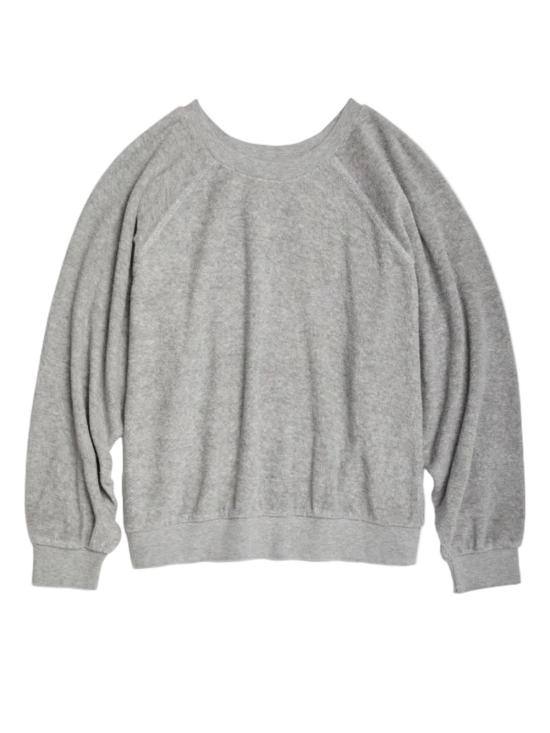  수지 콘디 스웨터 사모스 스웨트셔츠, 테리 헤더 그레이 색상