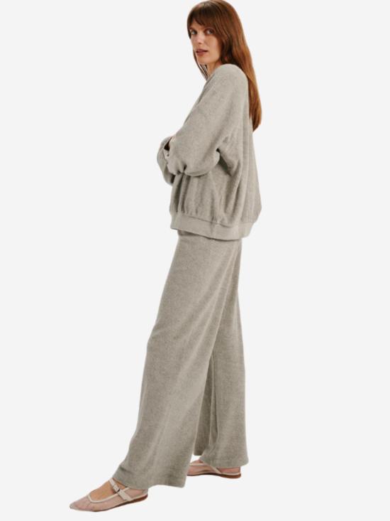  수지 콘디 스웨터 사모스 스웨트셔츠, 테리 헤더 그레이 색상 - SUZIE KONDI