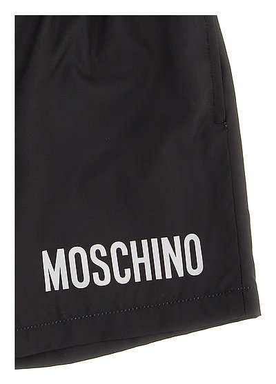26SS [키즈] 모스키노 수영복/비치웨어 HUL01KLKA02 60100 Black - MOSCHINO