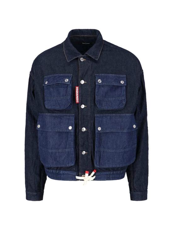  디스퀘어드2 데님 자켓 Dsquared2 코튼 데님 재킷 블루