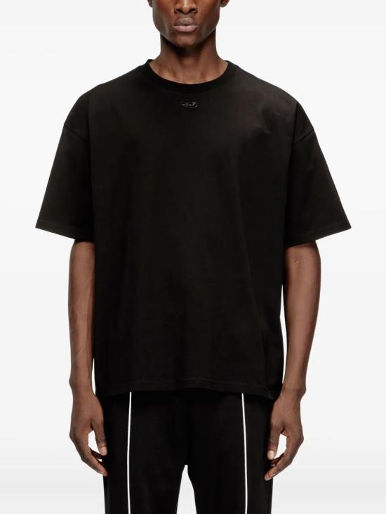 26SS 디젤 반팔 티셔츠 A200490NIAX9XX BLACK DOM - DIESEL