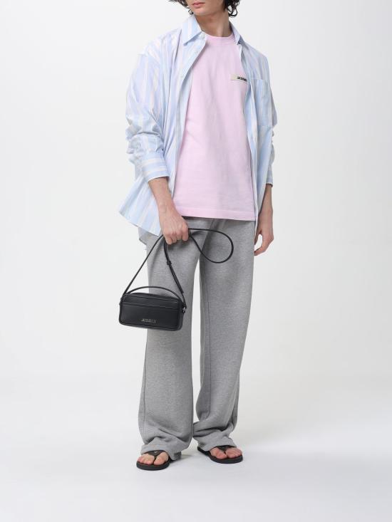 26SS 자크뮈스 그로그랭 로고 티셔츠 TSM00133AJ00226 431 PINK DOM - JACQUEMUS