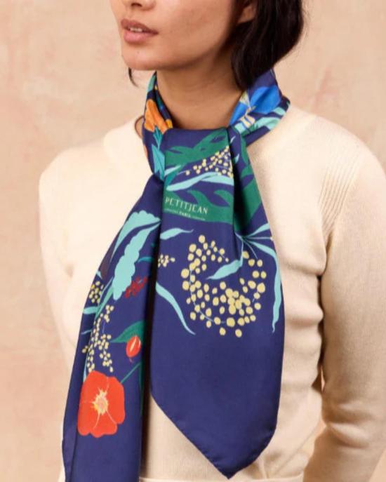  PETITJEAN PARIS 머플러/스카프 쁘띠장 파리 실크 까레 스카프 인챈티드 우드 - OTHER BRANDS