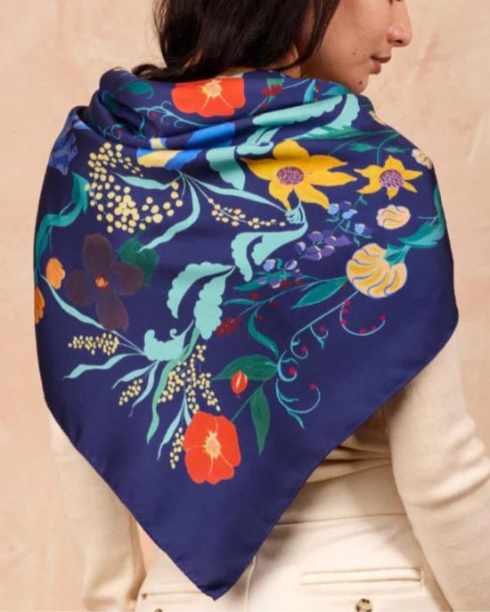  PETITJEAN PARIS 머플러/스카프 쁘띠장 파리 실크 까레 스카프 인챈티드 우드 - OTHER BRANDS