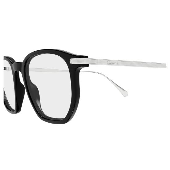 26SS 까르띠에 선글라스 CT0628O 002 BLACK SILVER TRANSPARENT - CARTIER