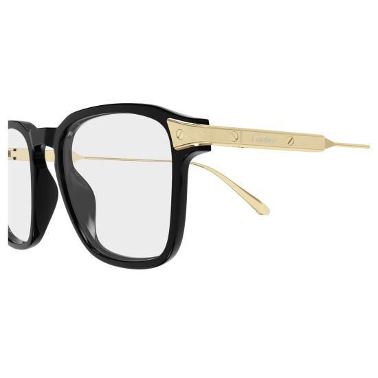 26SS 까르띠에 선글라스 CT0611O 001 BLACK GOLD TRANSPARENT - CARTIER