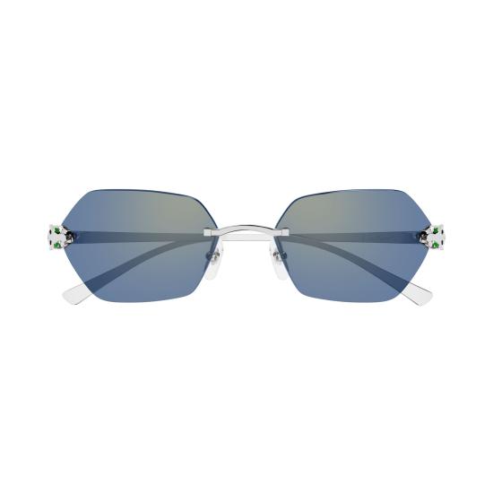 26SS 까르띠에 선글라스 CT0636S 004 SILVER SILVER LIGHT BLUE