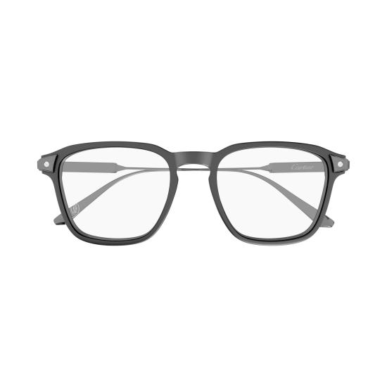 26SS 까르띠에 안경 CT0611O 003 BLACK BLACK TRANSPARENT - CARTIER