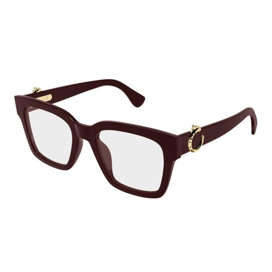 26SS 까르띠에 선글라스 CT0640O 004 BURGUNDY BURGUNDY TRANSPARENT - CARTIER