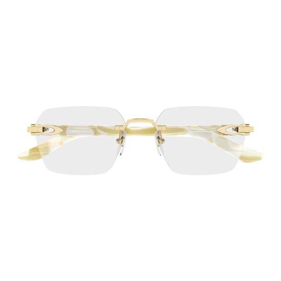26SS 까르띠에 선글라스 CT0623O 004 GOLD IVORY TRANSPARENT - CARTIER