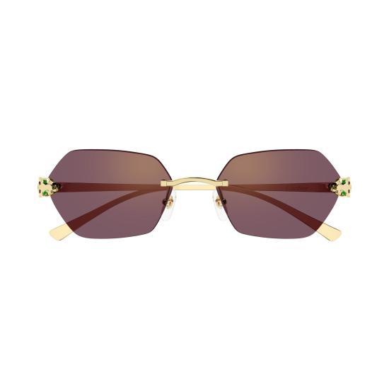 26SS 까르띠에 선글라스 CT0636S 003 GOLD GOLD VIOLET