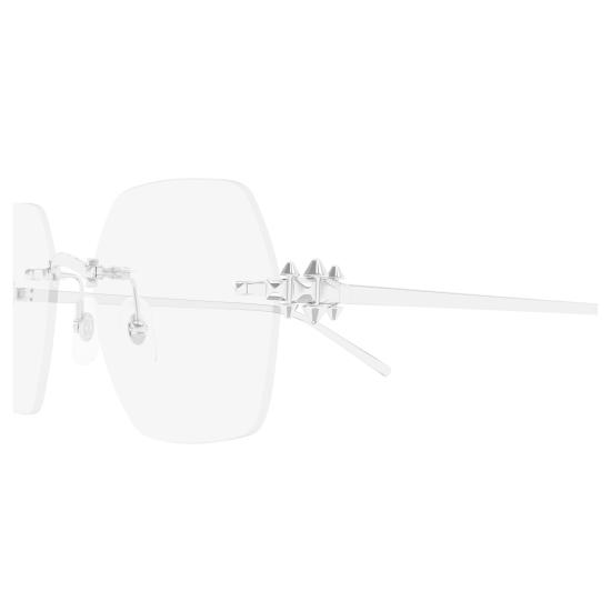 26SS 까르띠에 선글라스 CT0646O 002 SILVER SILVER TRANSPARENT