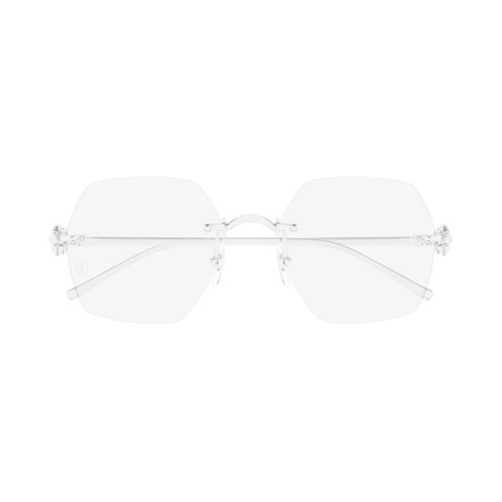 26SS 까르띠에 선글라스 CT0646O 002 SILVER SILVER TRANSPARENT - CARTIER