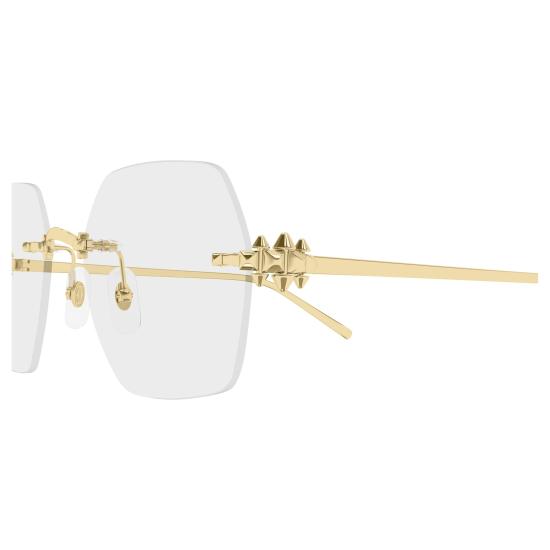 26SS 까르띠에 선글라스 CT0646O 001 GOLD GOLD TRANSPARENT - CARTIER