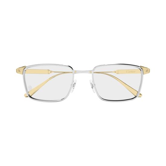 26SS 까르띠에 선글라스 CT0613O 003 SILVER GOLD TRANSPARENT