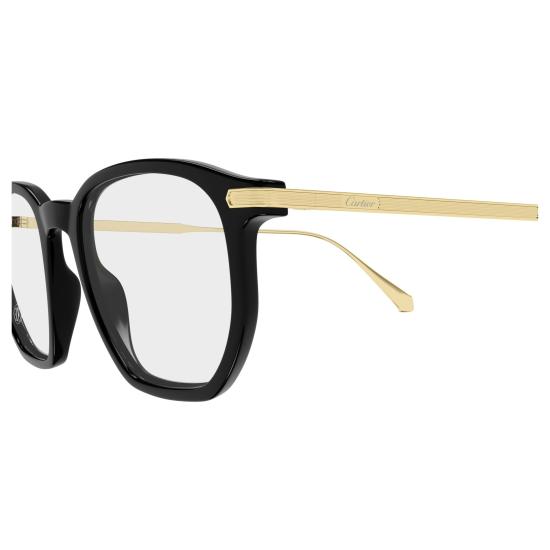 26SS 까르띠에 선글라스 CT0628O 001 BLACK GOLD TRANSPARENT - CARTIER