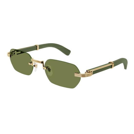 26SS 까르띠에 선글라스 CT0362S 006 GOLD GREEN GREEN - CARTIER