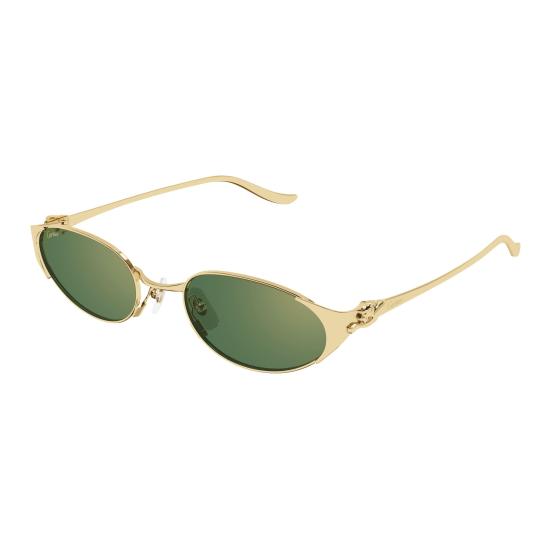 26SS 까르띠에 선글라스 CT0630S 004 GOLD GOLD GREEN - CARTIER