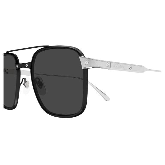 26SS 까르띠에 선글라스 CT0610S 001 BLACK SILVER SMOKE - CARTIER