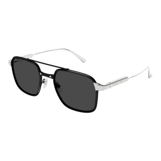 26SS 까르띠에 선글라스 CT0610S 001 BLACK SILVER SMOKE - CARTIER