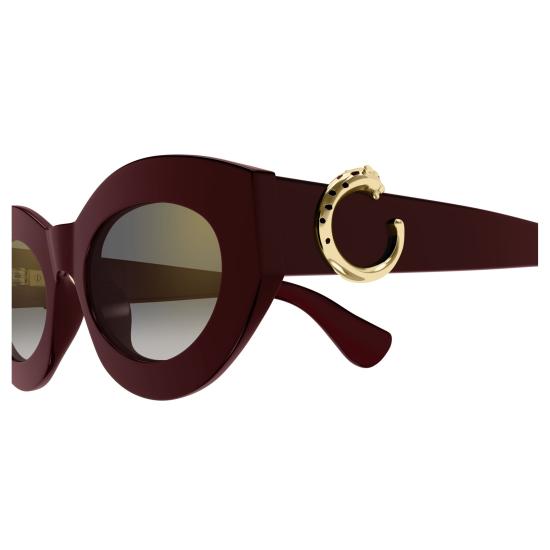 26SS 까르띠에 선글라스 CT0638S 003 BURGUNDY BURGUNDY GREY - CARTIER