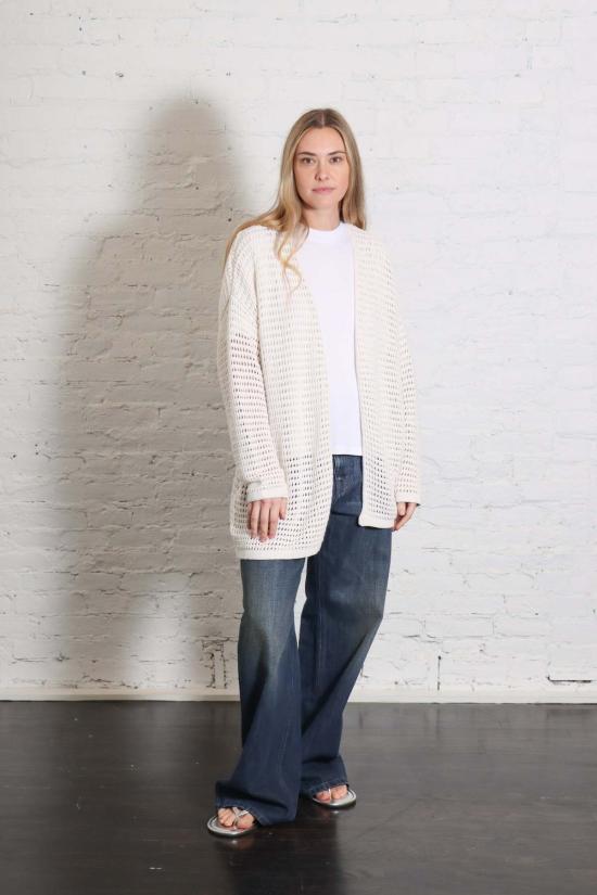  로렌 마누지안 가디건 로렌 마누기안 네트 - LAUREN MANOOGIAN