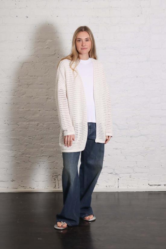  로렌 마누지안 가디건 로렌 마누기안 네트 - LAUREN MANOOGIAN