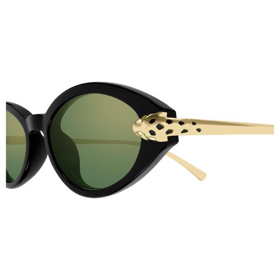 26SS 까르띠에 선글라스 CT0634S 004 BLACK GOLD GREEN - CARTIER