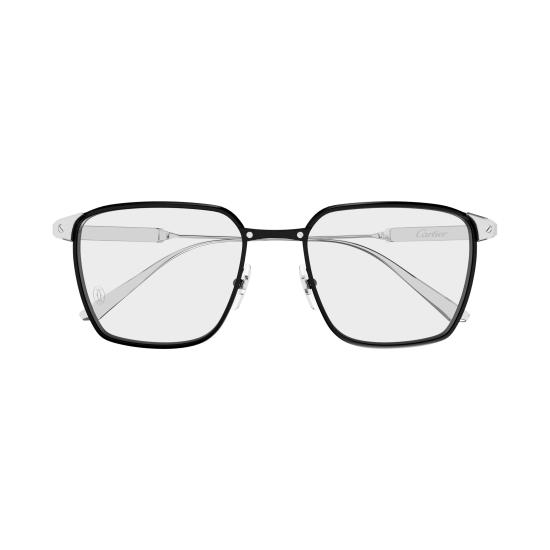 26SS 까르띠에 선글라스 CT0614O 001 BLACK SILVER TRANSPARENT - CARTIER