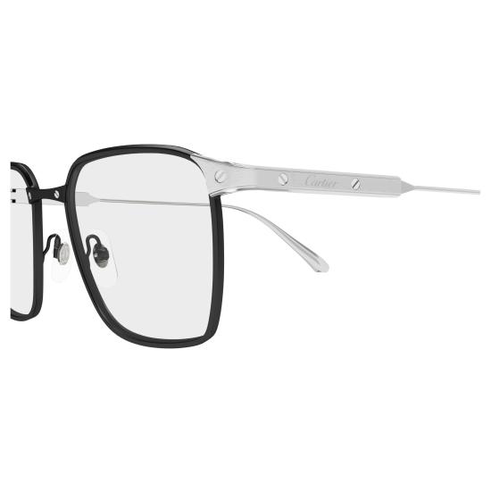 26SS 까르띠에 선글라스 CT0614O 001 BLACK SILVER TRANSPARENT