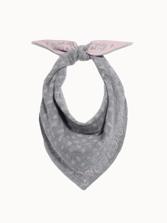  게스트 인 레지던스 머플러/스카프 와일드 래그 스카프 헤더 그레이/파우더 핑크