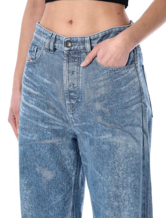  디젤 데님 팬츠 1996 D 사이어 새틴 데님 진 블루 - DIESEL