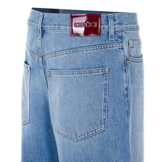  구찌 데님 팬츠 데님 진 블루 - GUCCI