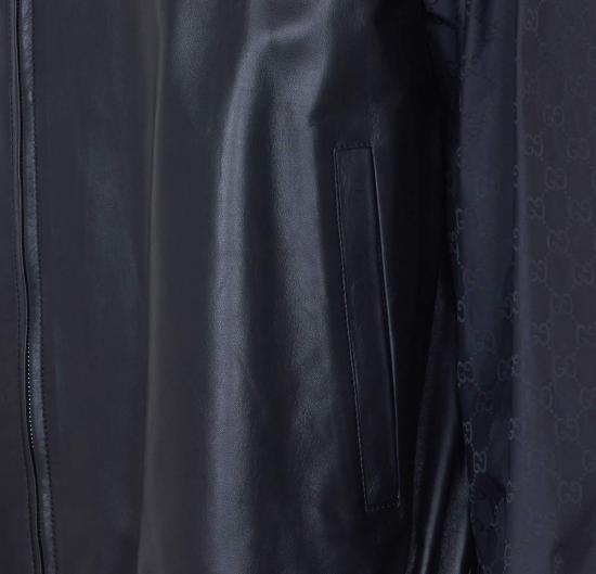  구찌 봄버 자켓 후드 봄버 재킷 블랙 - GUCCI